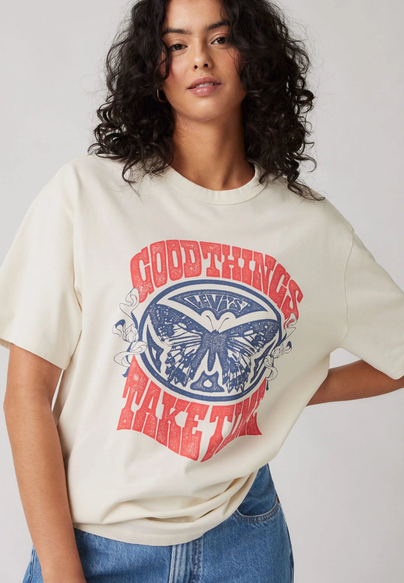 Levi’s Good Things Take Time Oversized Tee