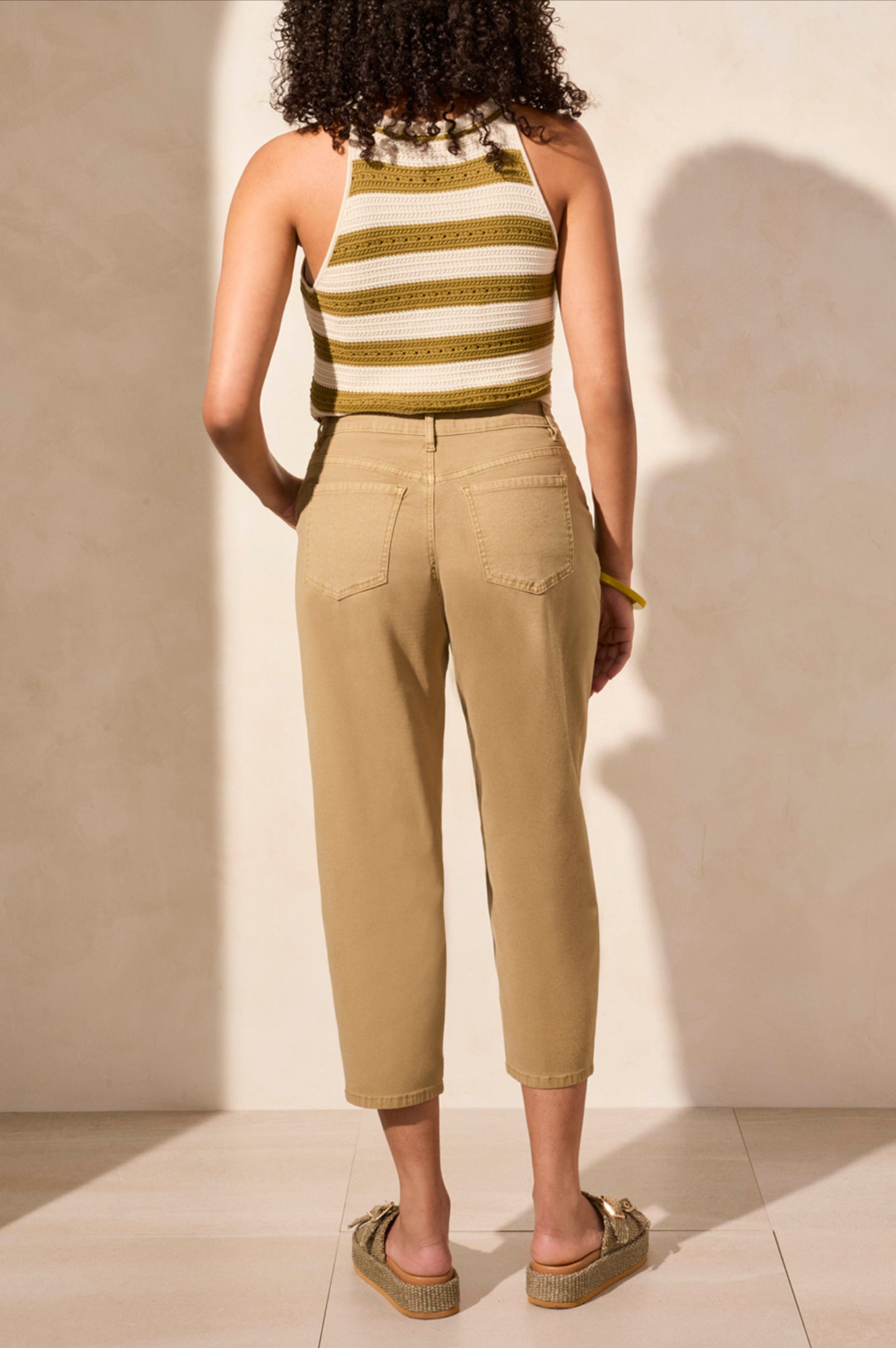 Tribal Audrey Cropped Girlfriend Jeans