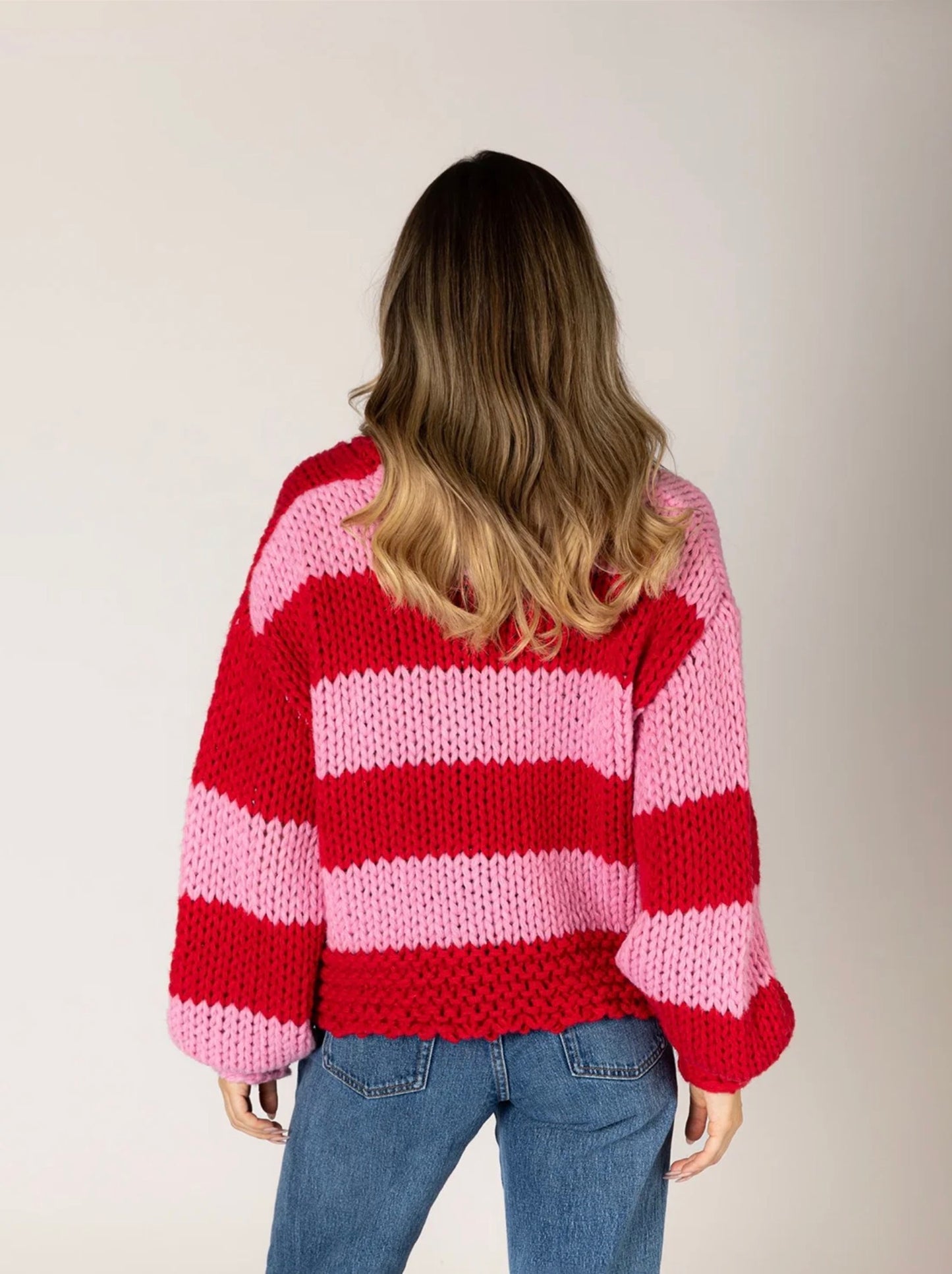 Lyla & Luxe Leelee Striped Cardigan