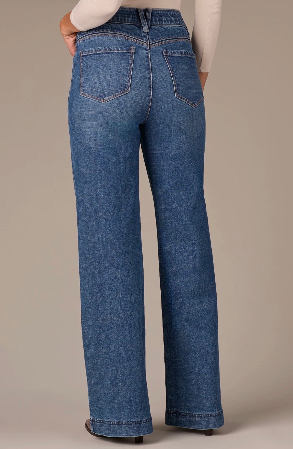 Wit & Wisdom Gracie Skyrise Wide Leg Jeans