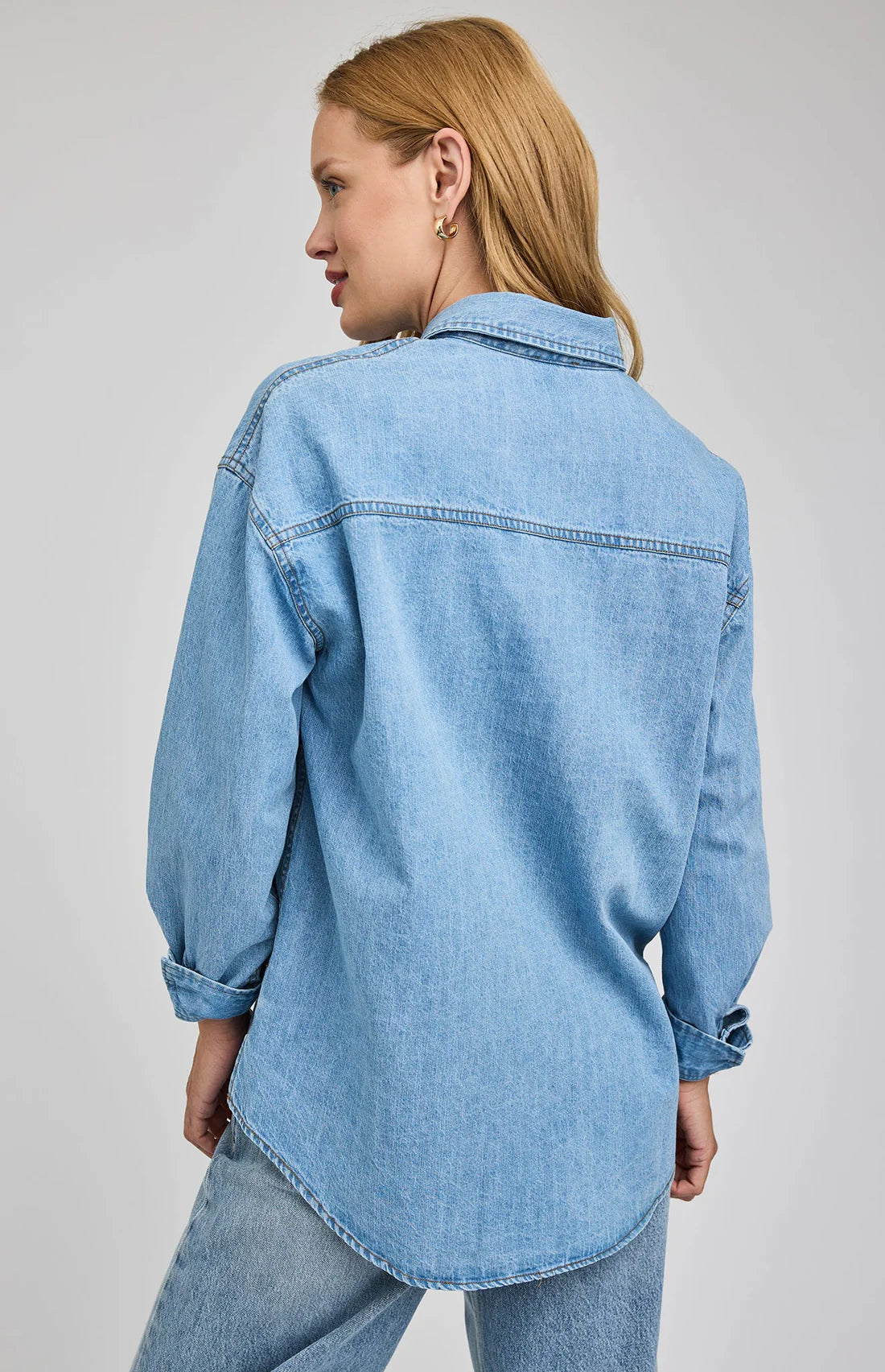 Gentle Fawn Whitney Denim Button Down Shirt