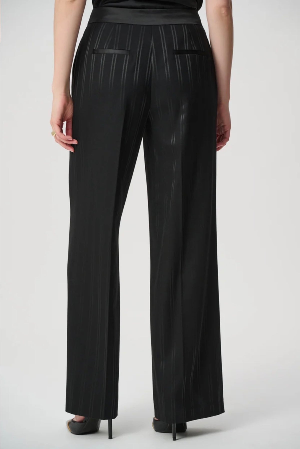 Joseph Ribkoff Edit 57 Tailored Striped Wide Leg Pants