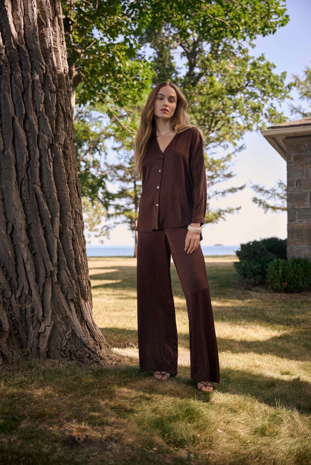 Joseph Ribkoff Crushed Satin Boxy Top With Dolman Sleeves 262153