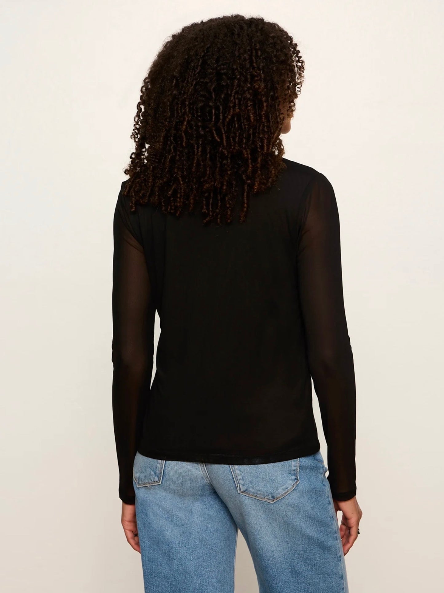 Sanctuary Mesh Long Sleeve Cardigan