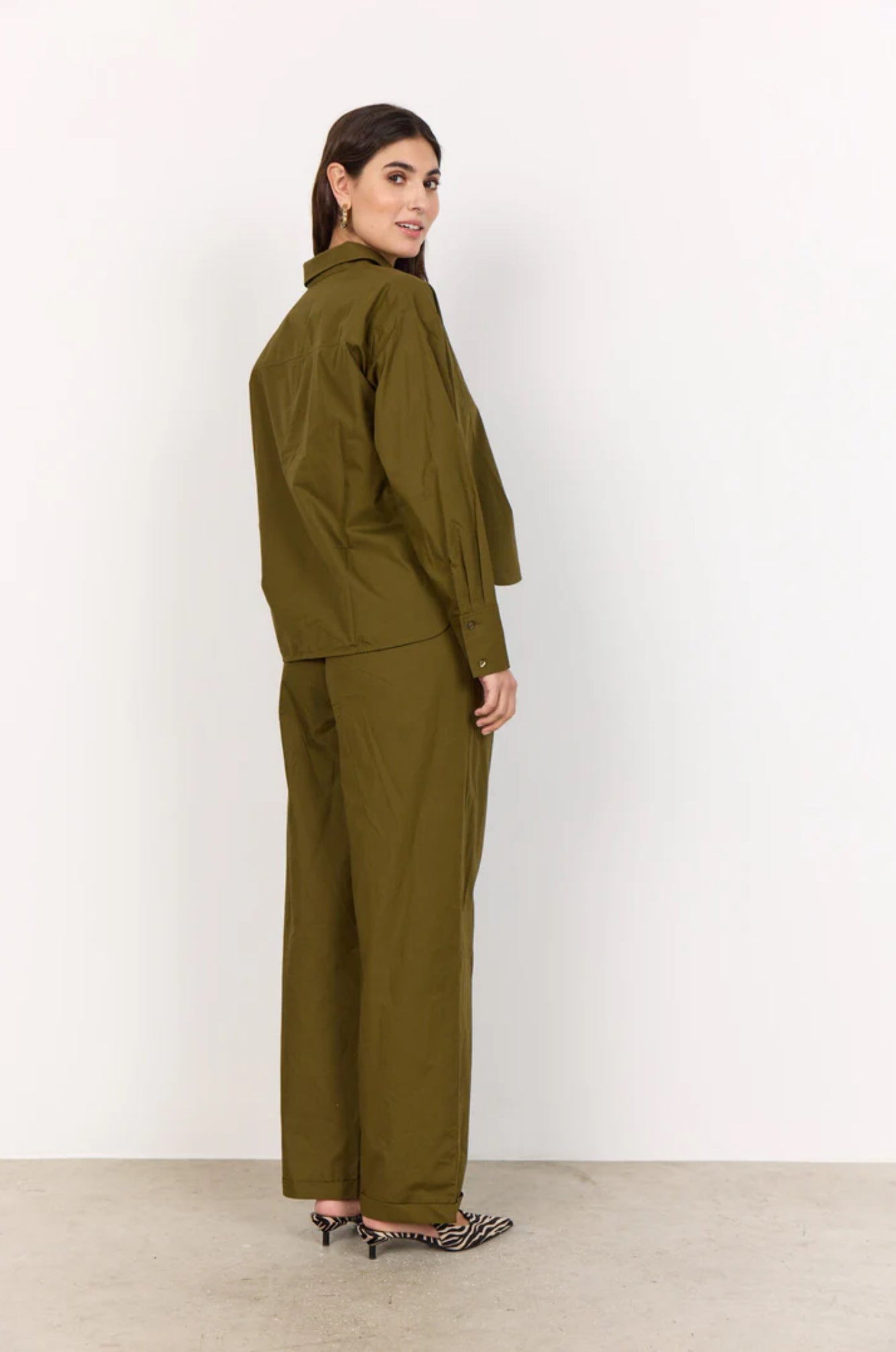 Soya Concept Rachelle Shirt Green