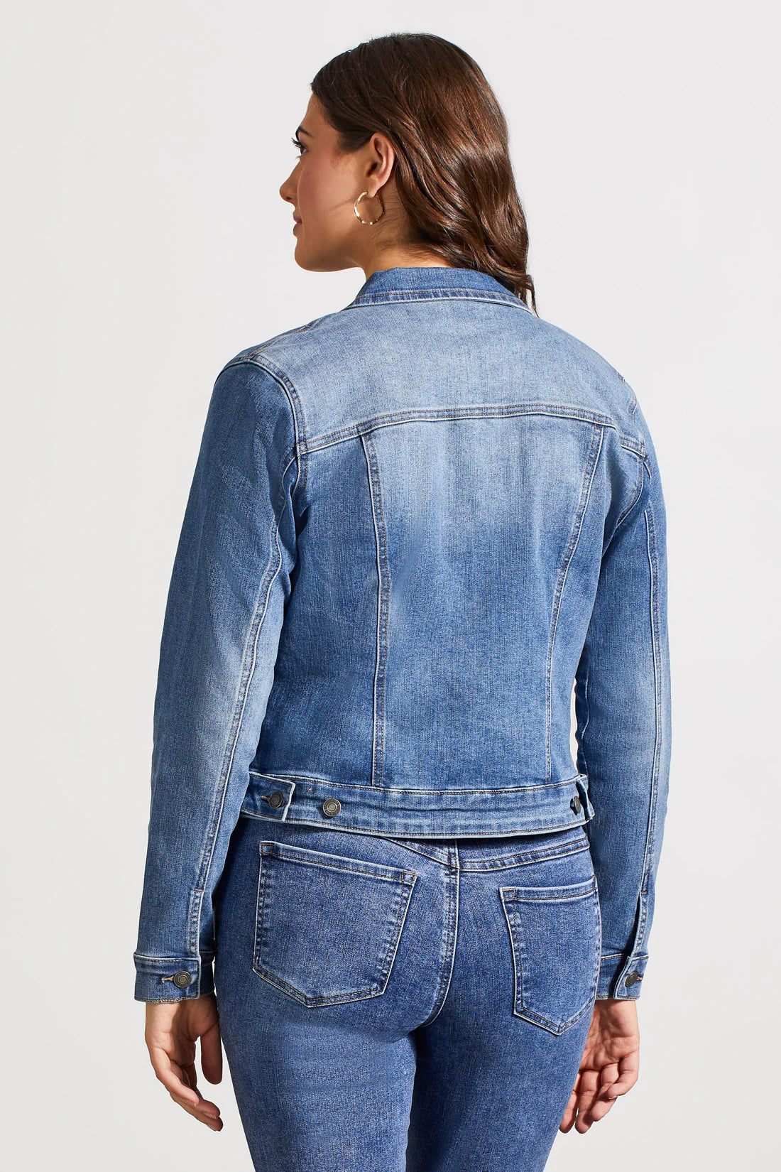 Tribal Clssic Fit Comfort Stretch Denim Jacket