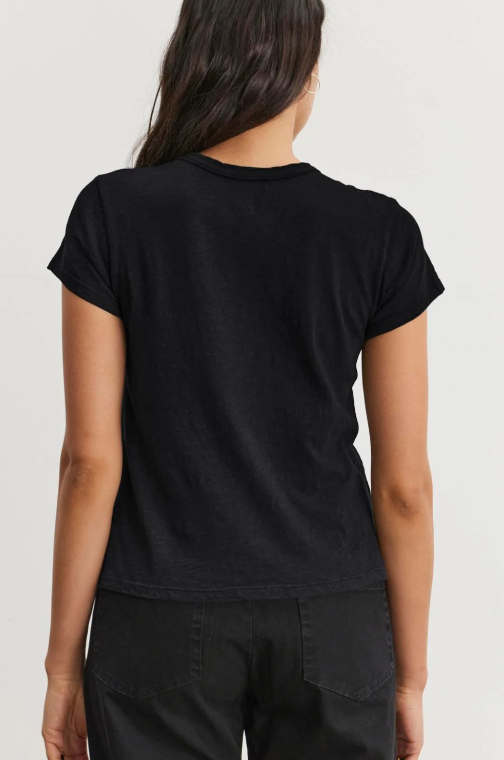 Velvet Marie Tee Black