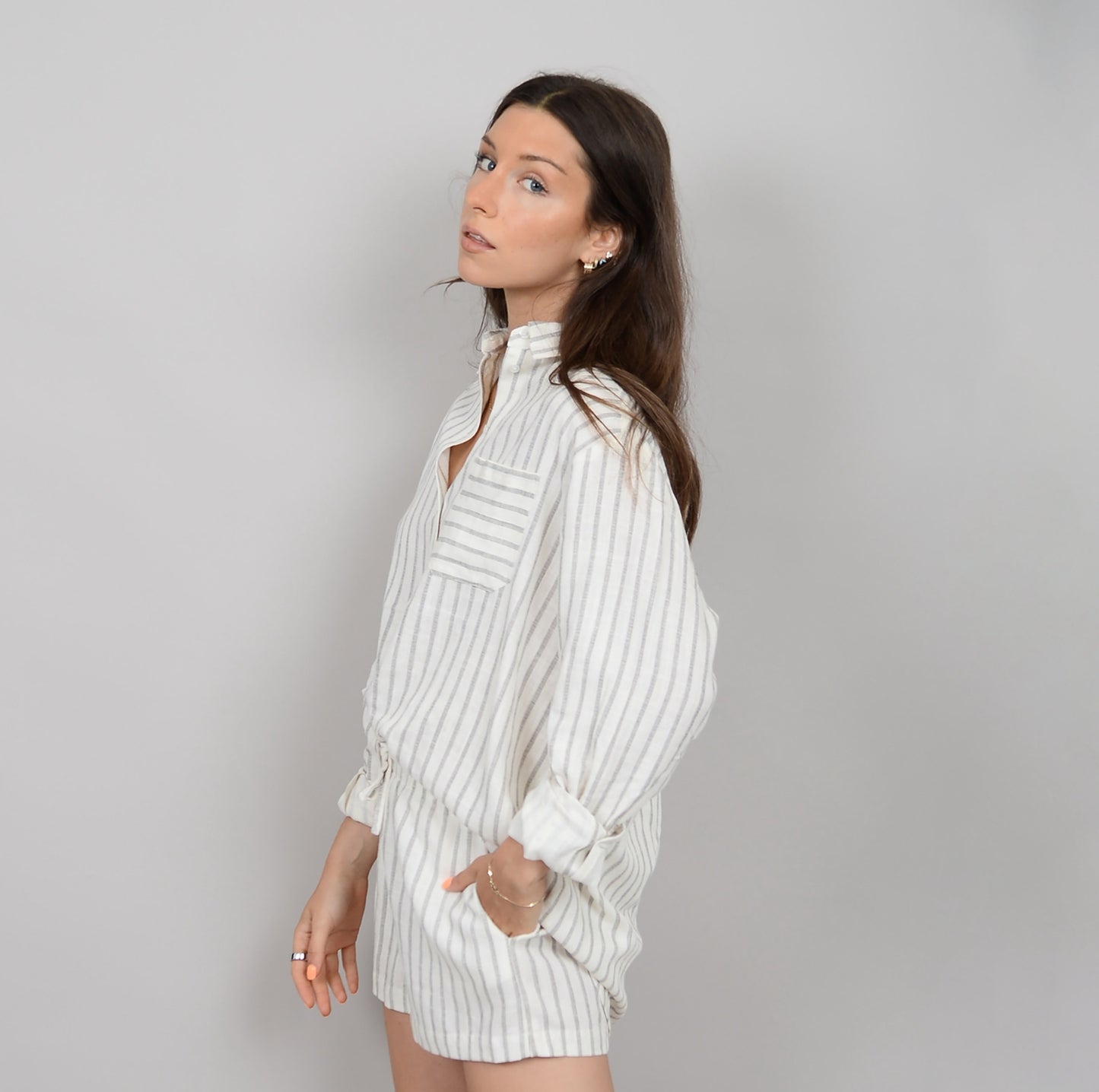 RD Style Shaya Striped Shirt