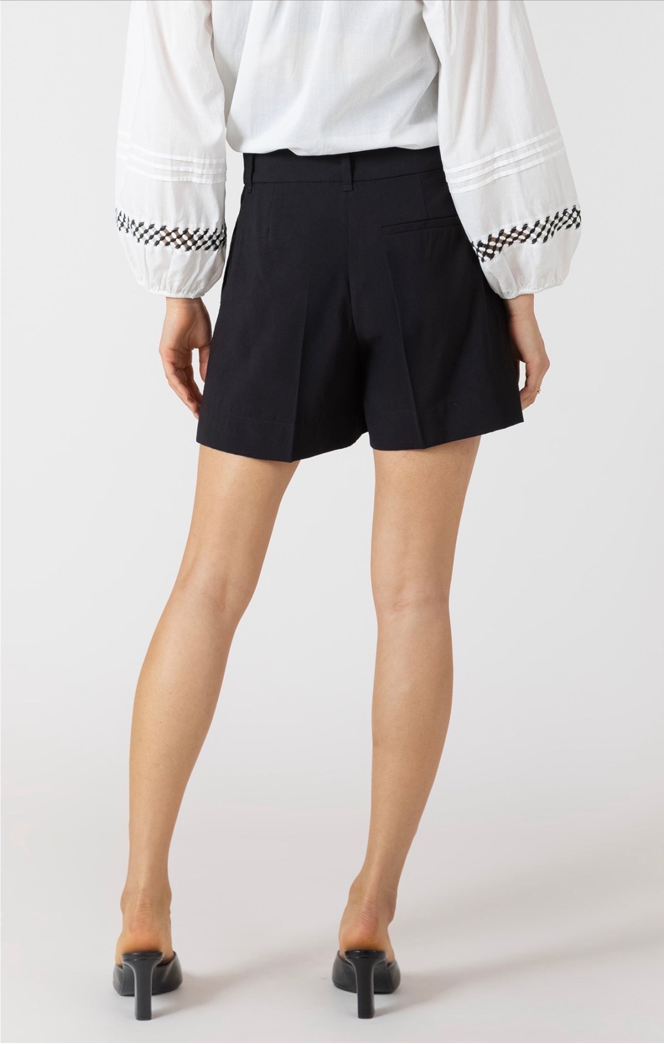 Black Tape Dressy Shorts Black