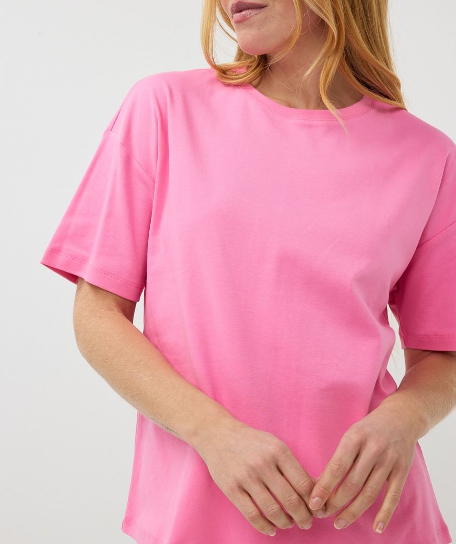 Esqualo Basic Oversized Tee Rose