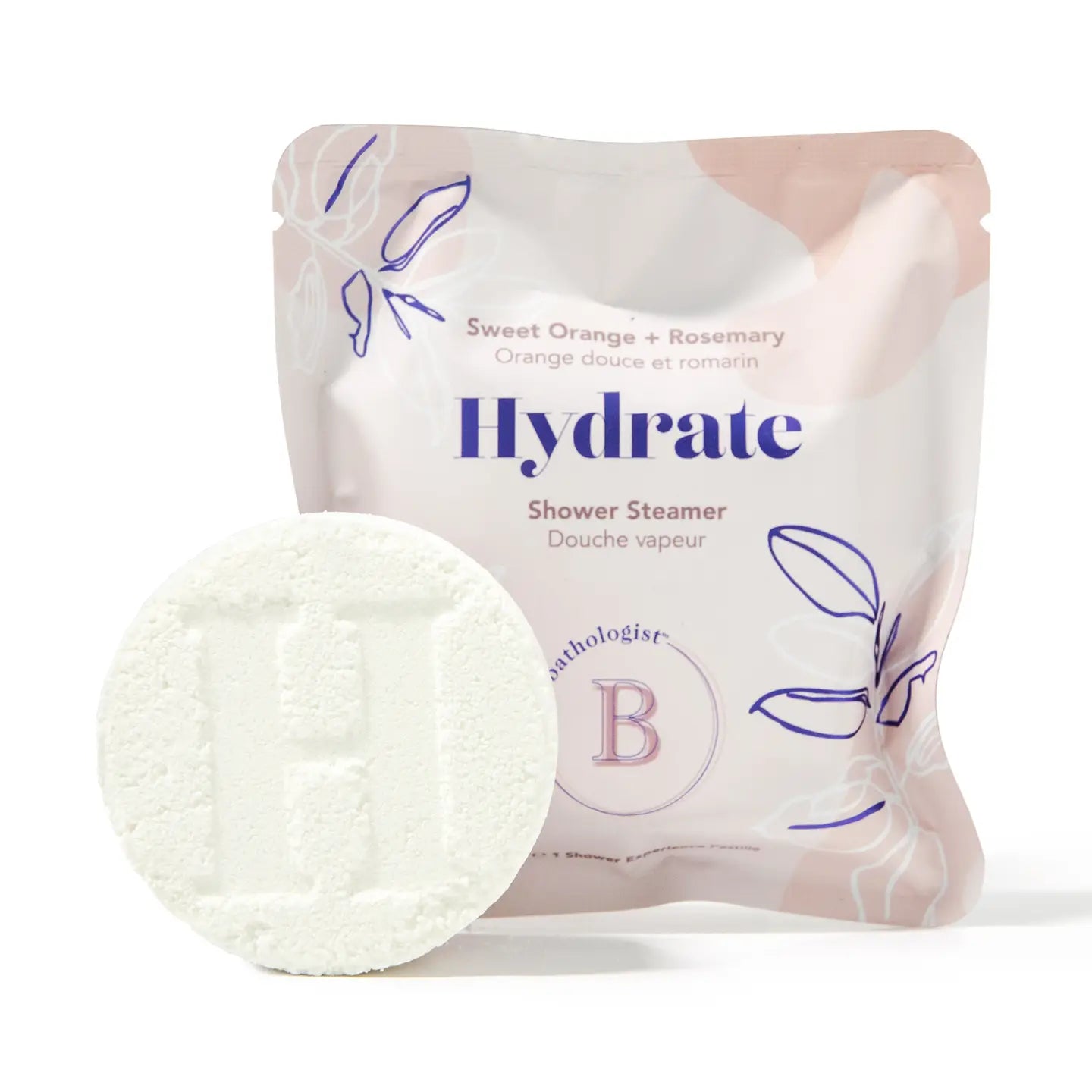 Bathorium Sweet Orange + Rosemary Hydrate Shower Steamer