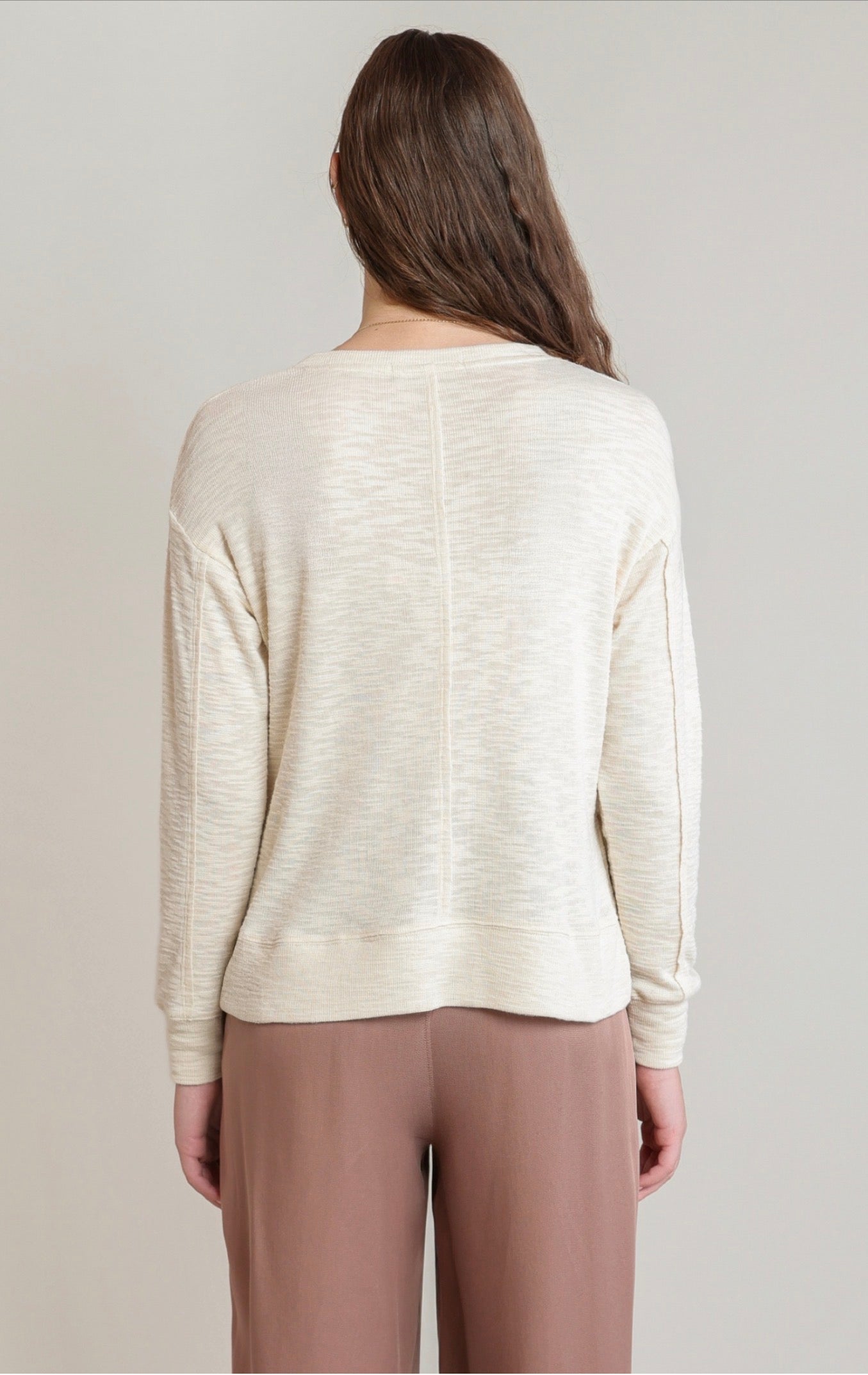 Dex V-Neck Knit Top Shell