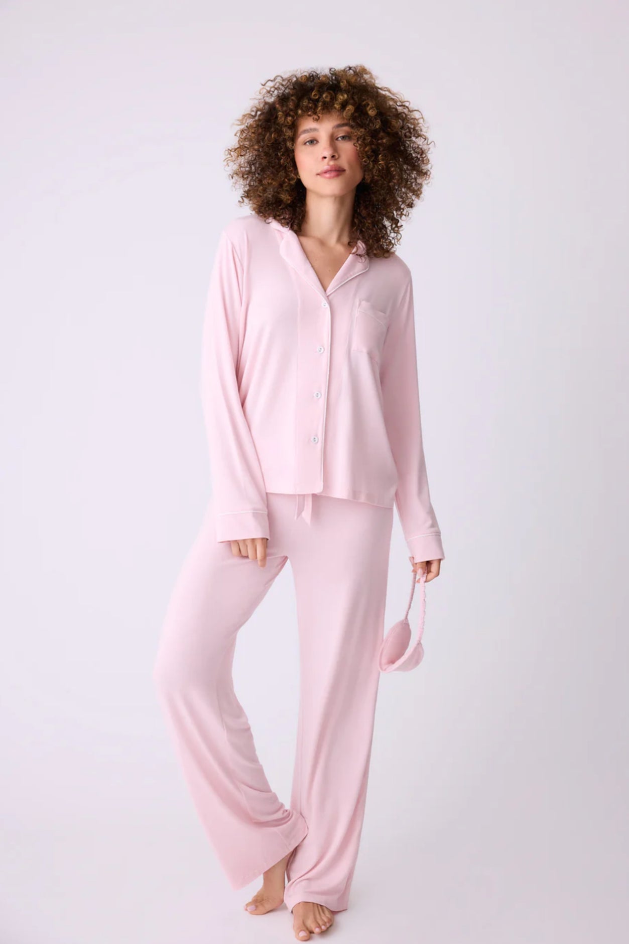 PJ Salvage Pink Modal Pj Set X Large