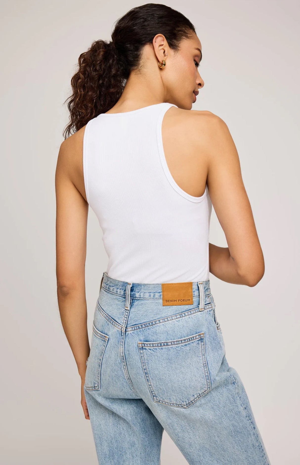 Gentle Fawn Ronan Ribbed Tank White