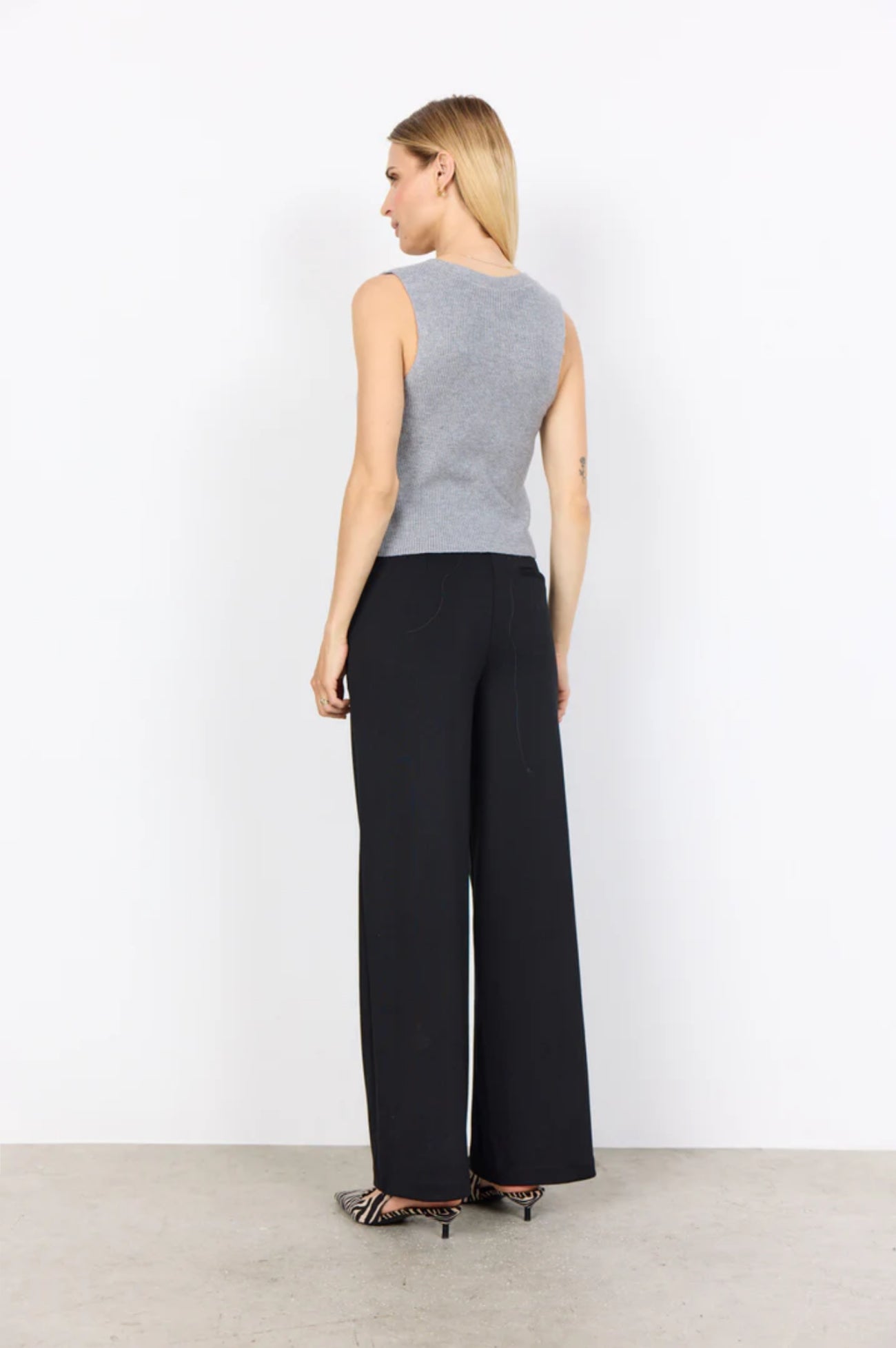 Soya Concept Kanita Waistcoat Grey