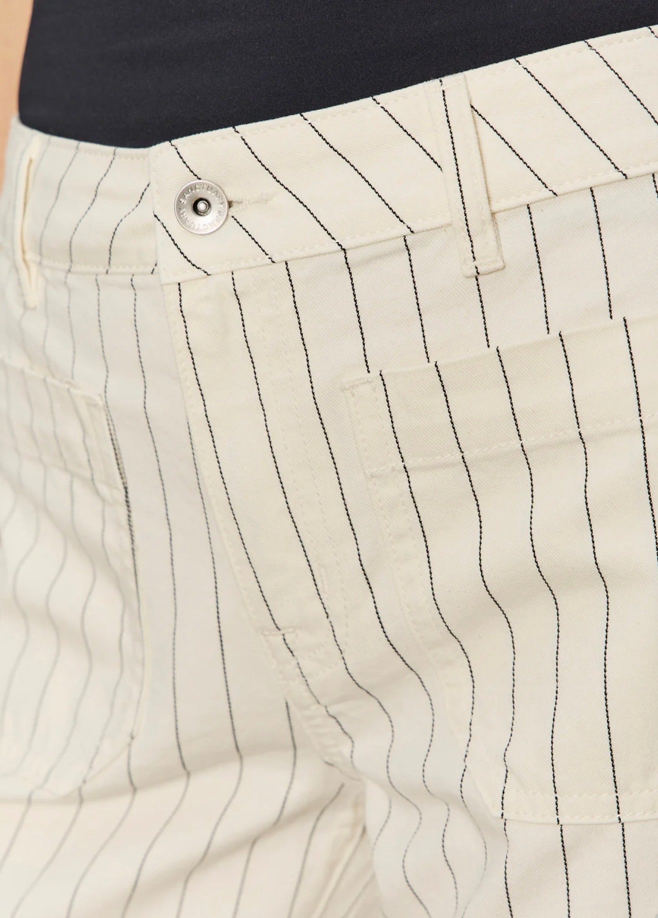 Sanctuary The Marine Jean Bleached White Pinstripe