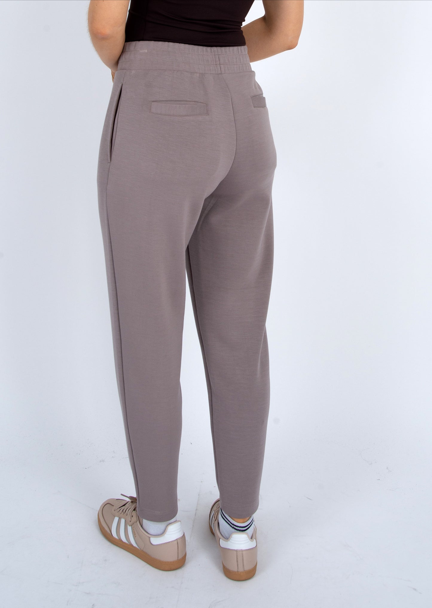 RD Style Julina Soft Knit Joggers Fog