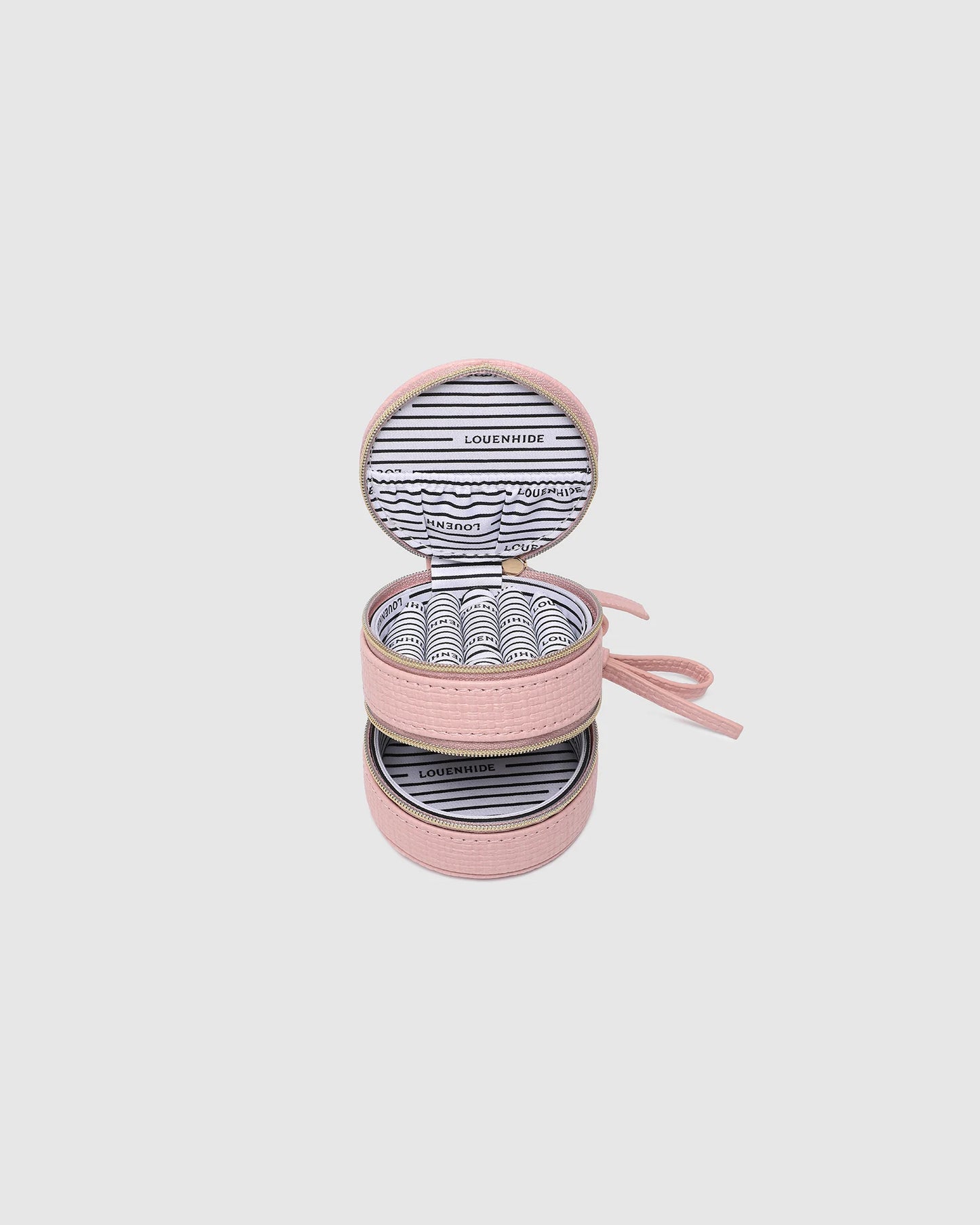 Louenhide Sofia Jewellery Case Pale Pink