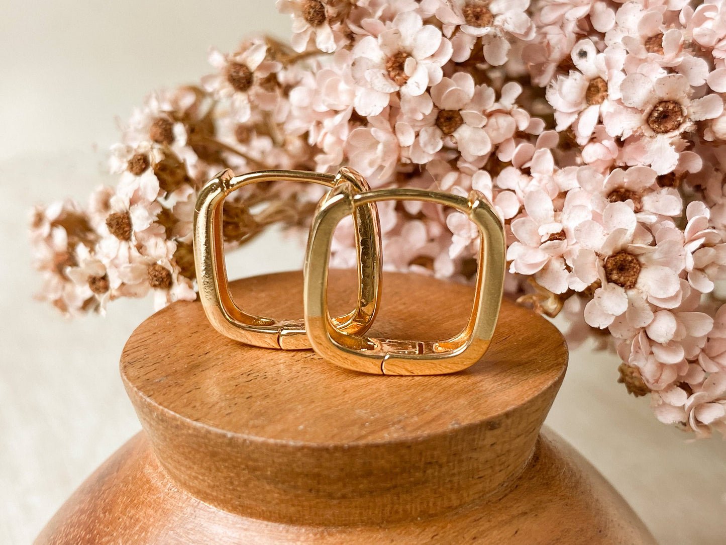 Agaveh Girl Reese Hoops Gold