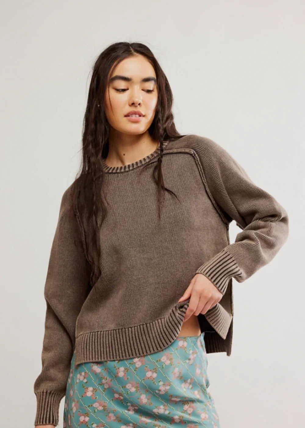 Free People Spring Street Pullover Sweater