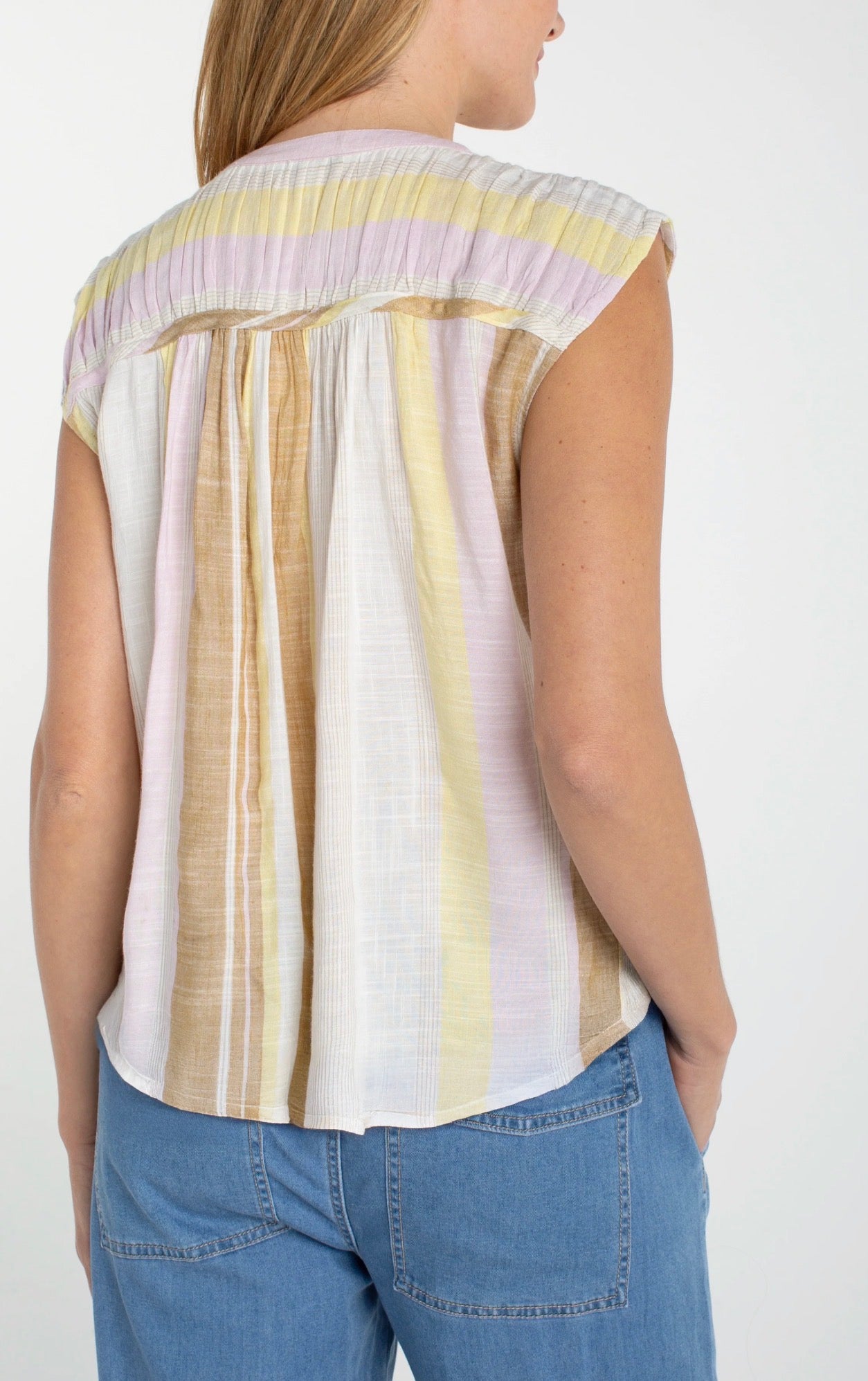Liverpool Dolman Button Front Woven Blouse
