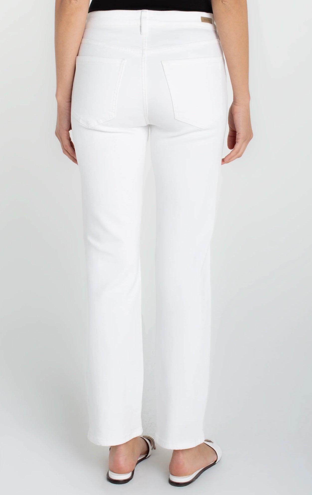 Liverpool Kennedy Straight Jeans Bright White