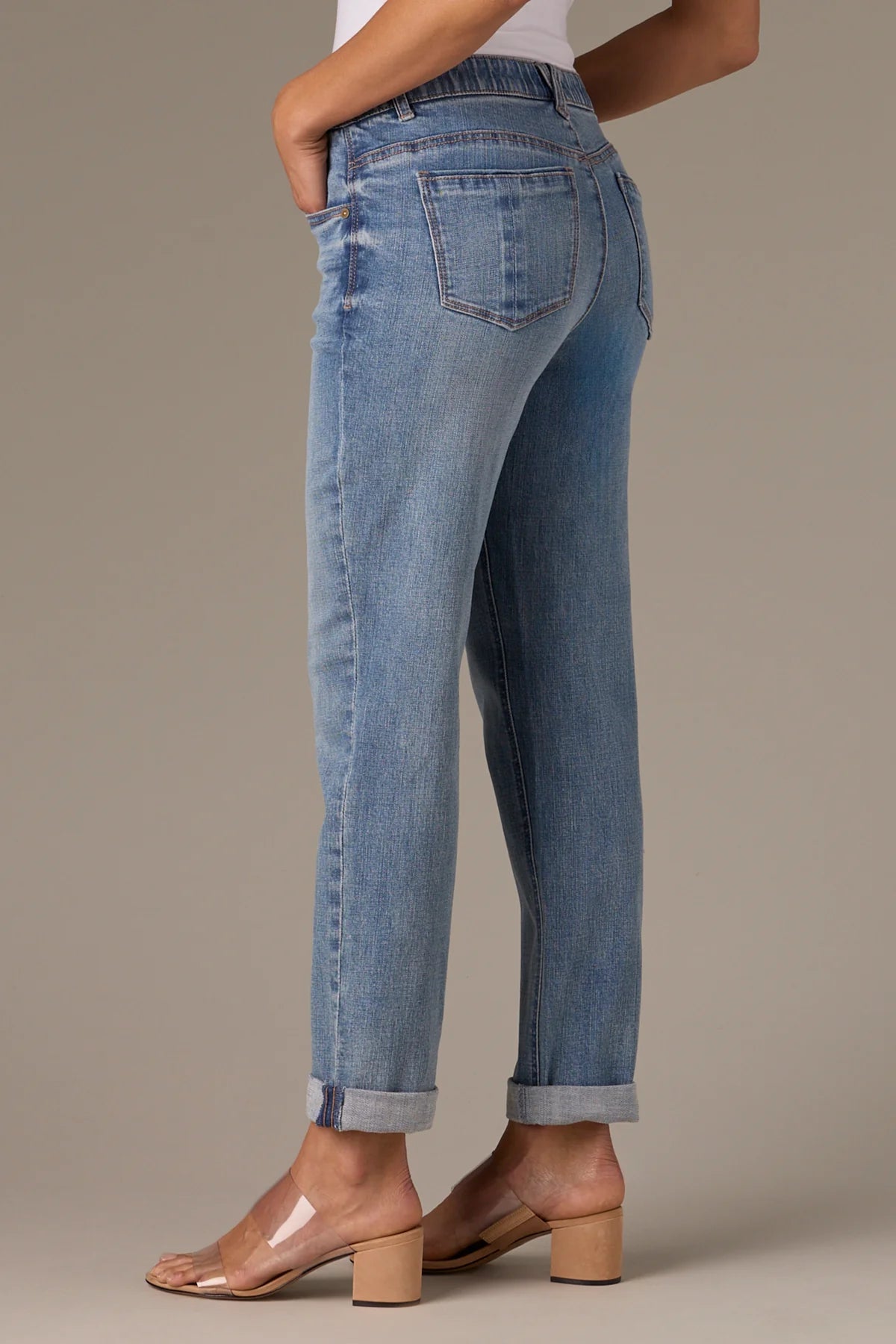 Wit & Wisdom Gemma Mid Rise Girlfriend Jeans