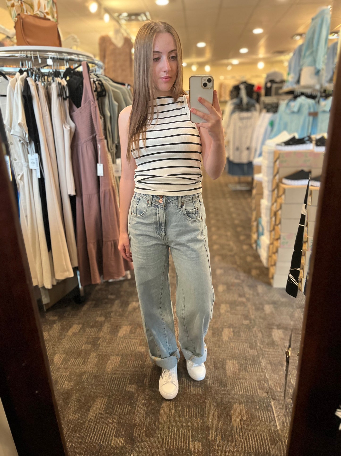 Free People Aster Straight Leg Jeans