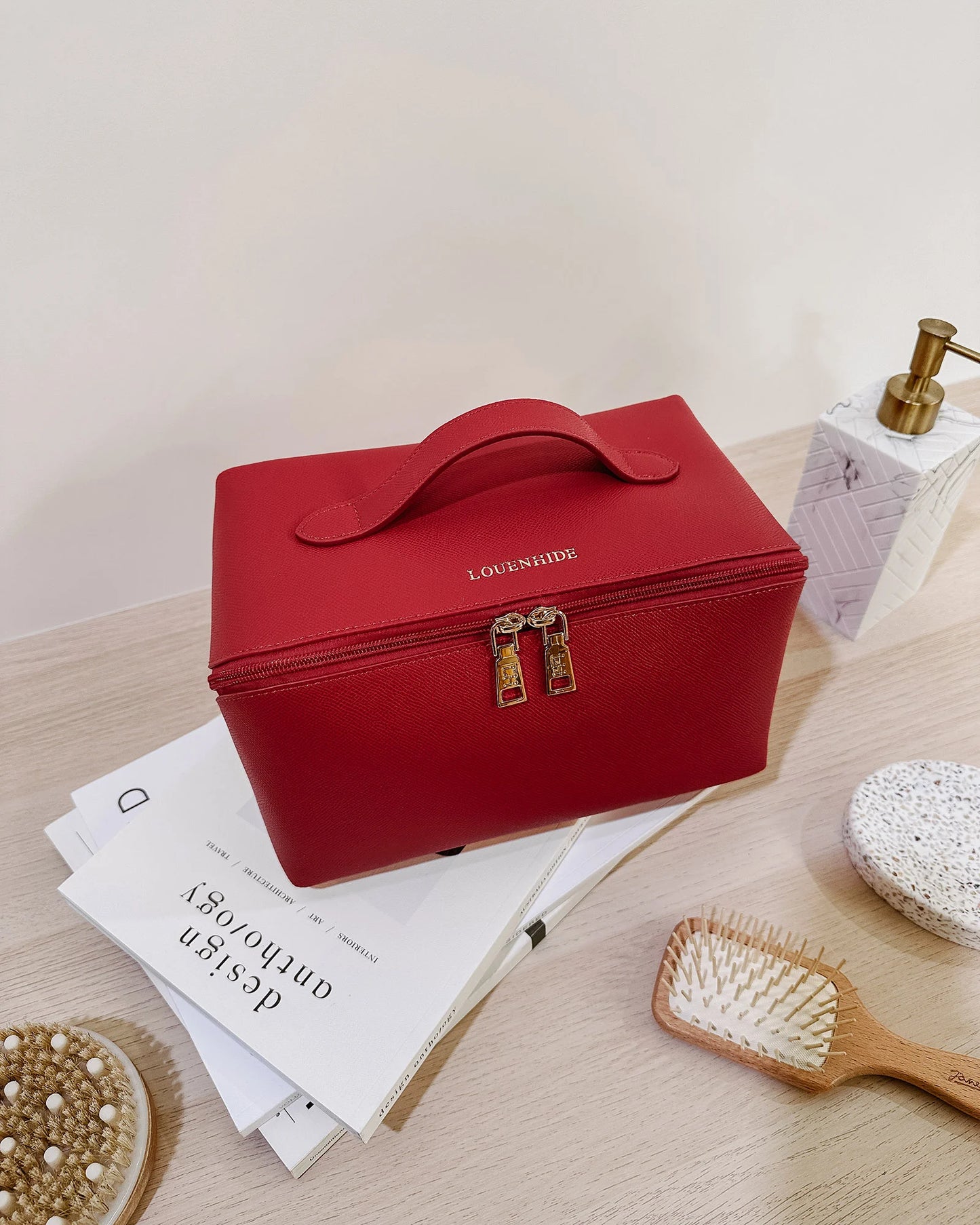 Louenhide Orion Cosmetic Case Red