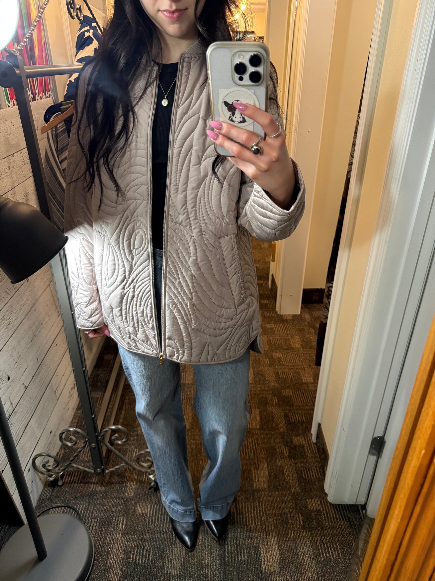 Ilse Jacobsen Short Quilt Jacket Atmosphere
