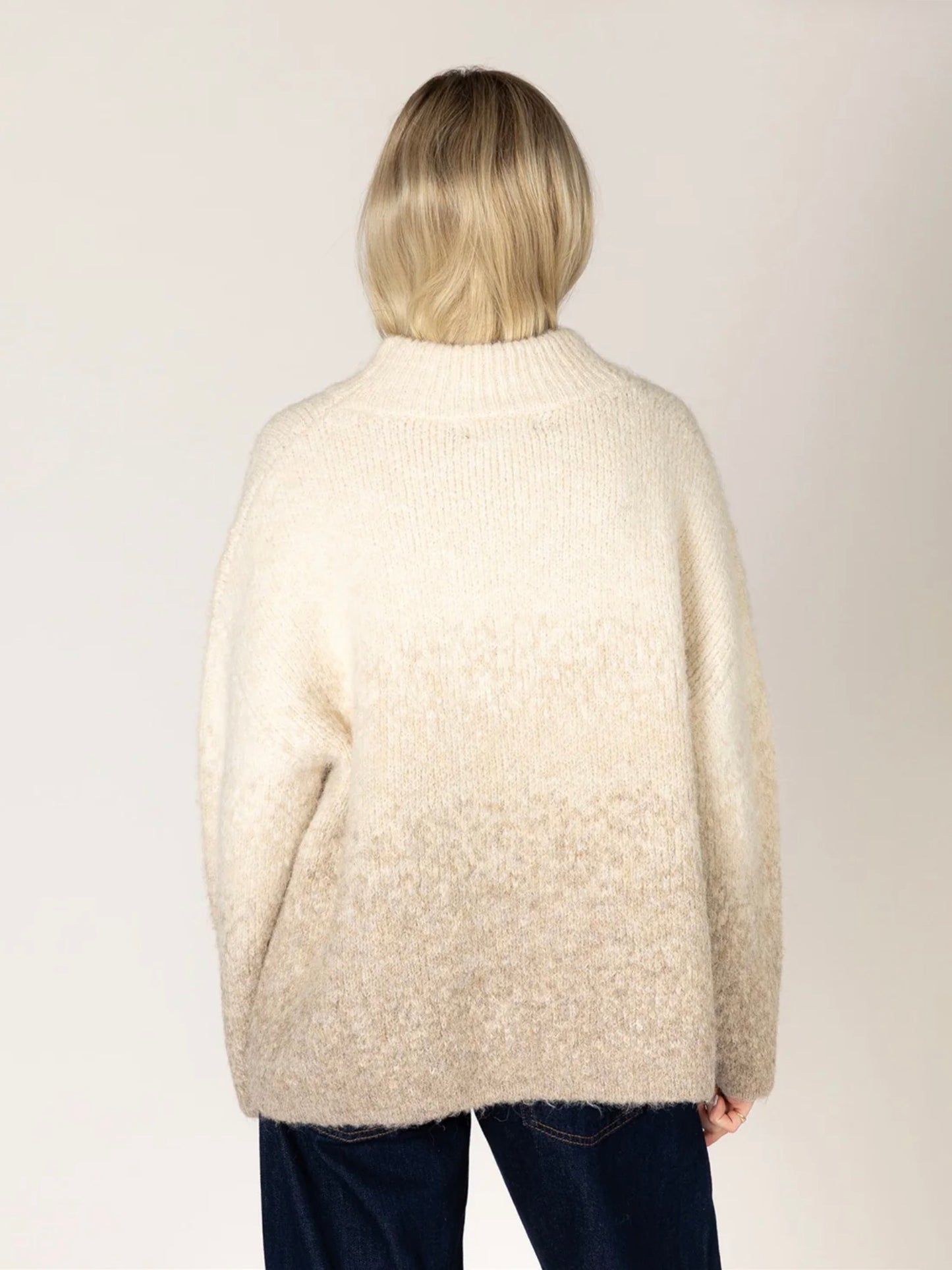 Lyla & Luxe Emma Mock Neck Sweater