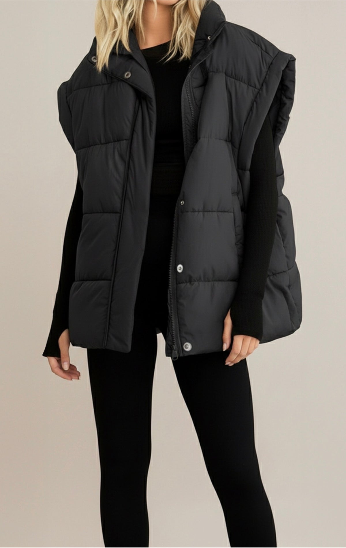 Room 34 Quilted Boxy Vest