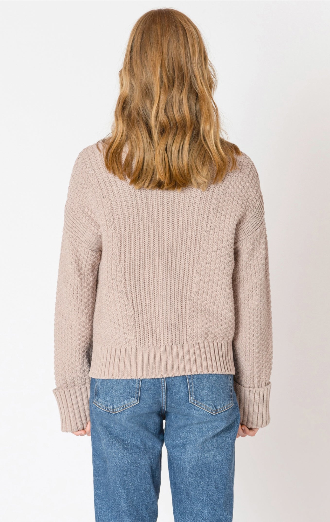 Dex Warm Taupe Cardigan