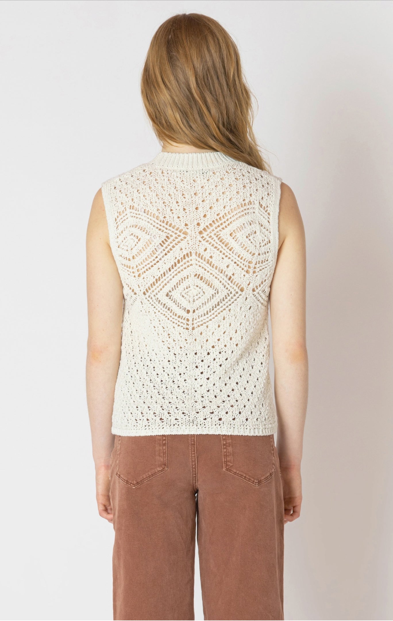 Dex Pointelle Knit Tank