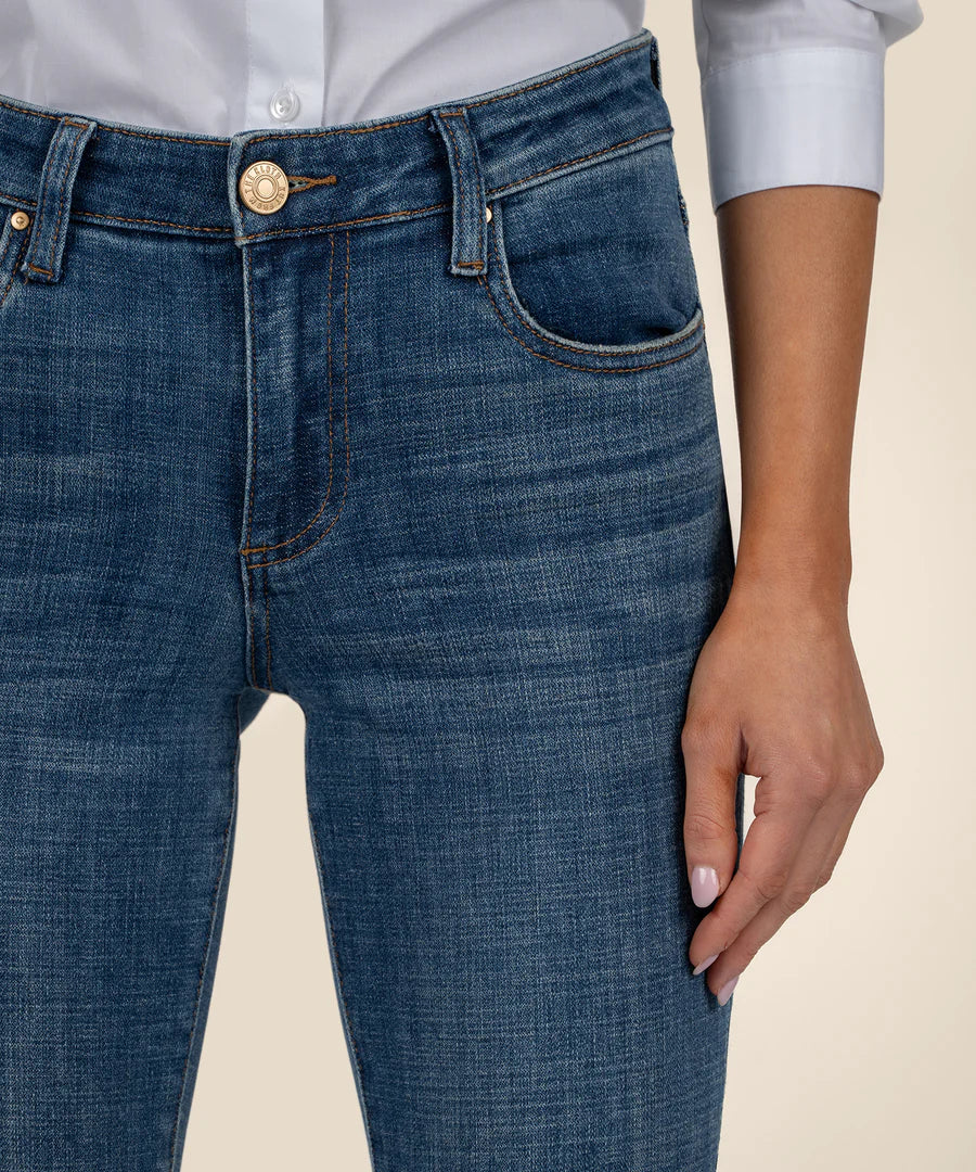 Kut Amy Mid Rise Crop Jeans