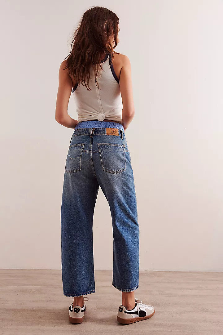 Free People Deep Trance Boyfriend Jeans From Beyond