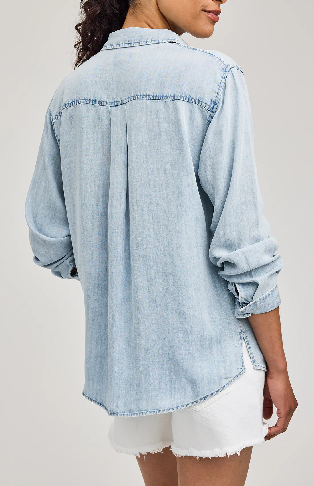 Gentle Fawn Ozzy Button Down Shirt Light Blue