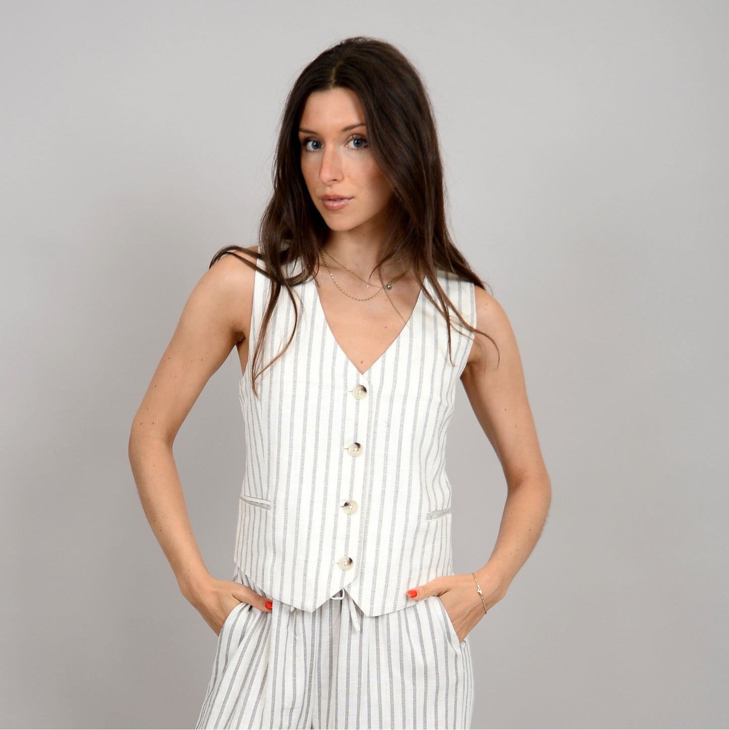 RD Style Eowyn Striped Vest