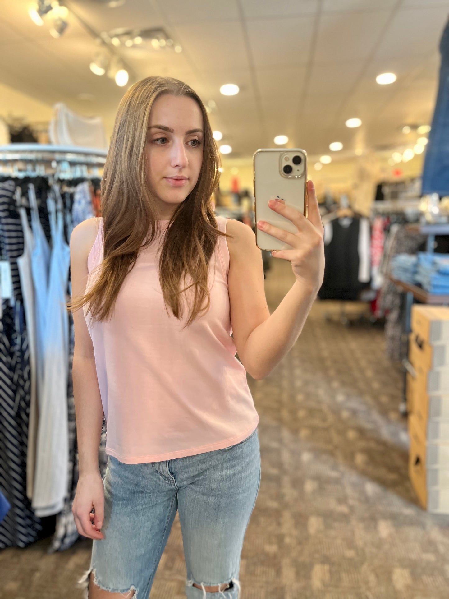 Shannon Passero Navigate Tank Light Pink
