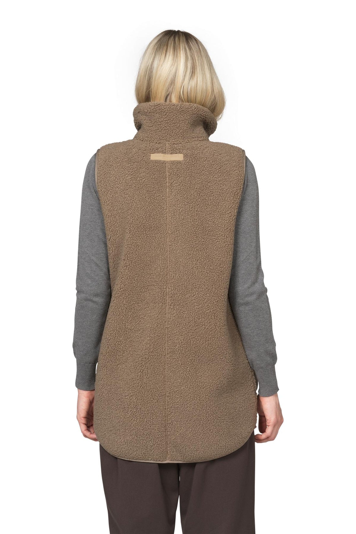 ILSE JACOBSEN VEST BONDEDPILE02 (GREIGE