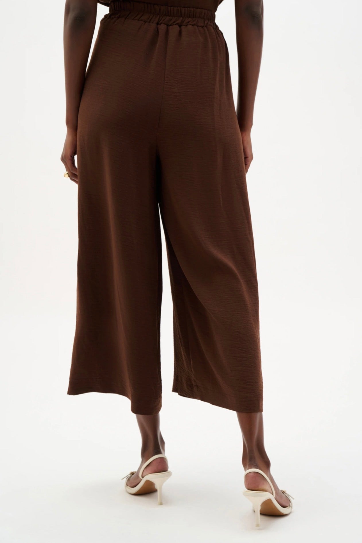 Joseph Ribkoff Gauze Pull-On Culotte Pants With Pleats 262196