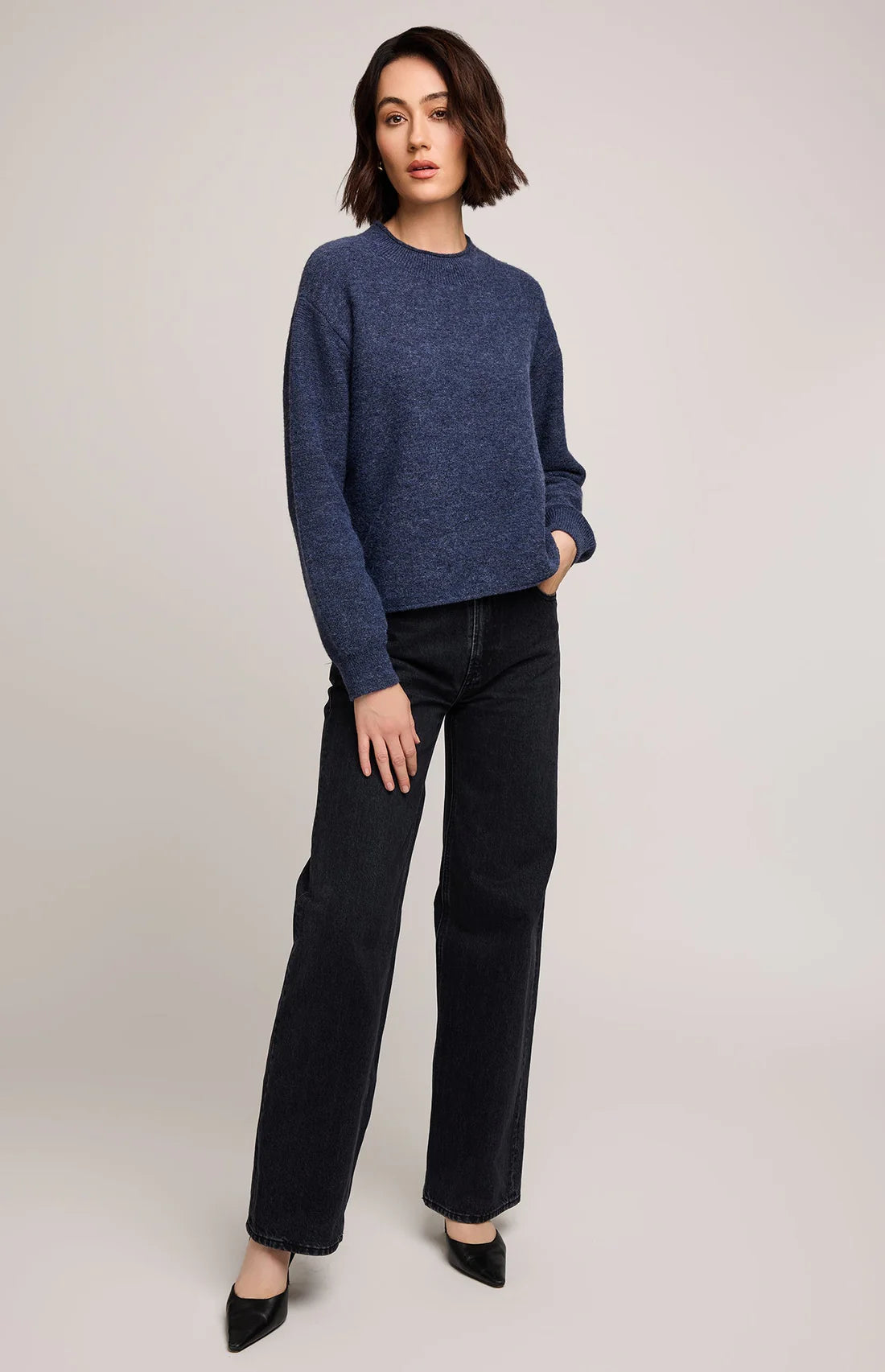 Gentle Fawn Wanda Pullover Sweater Heather Blue