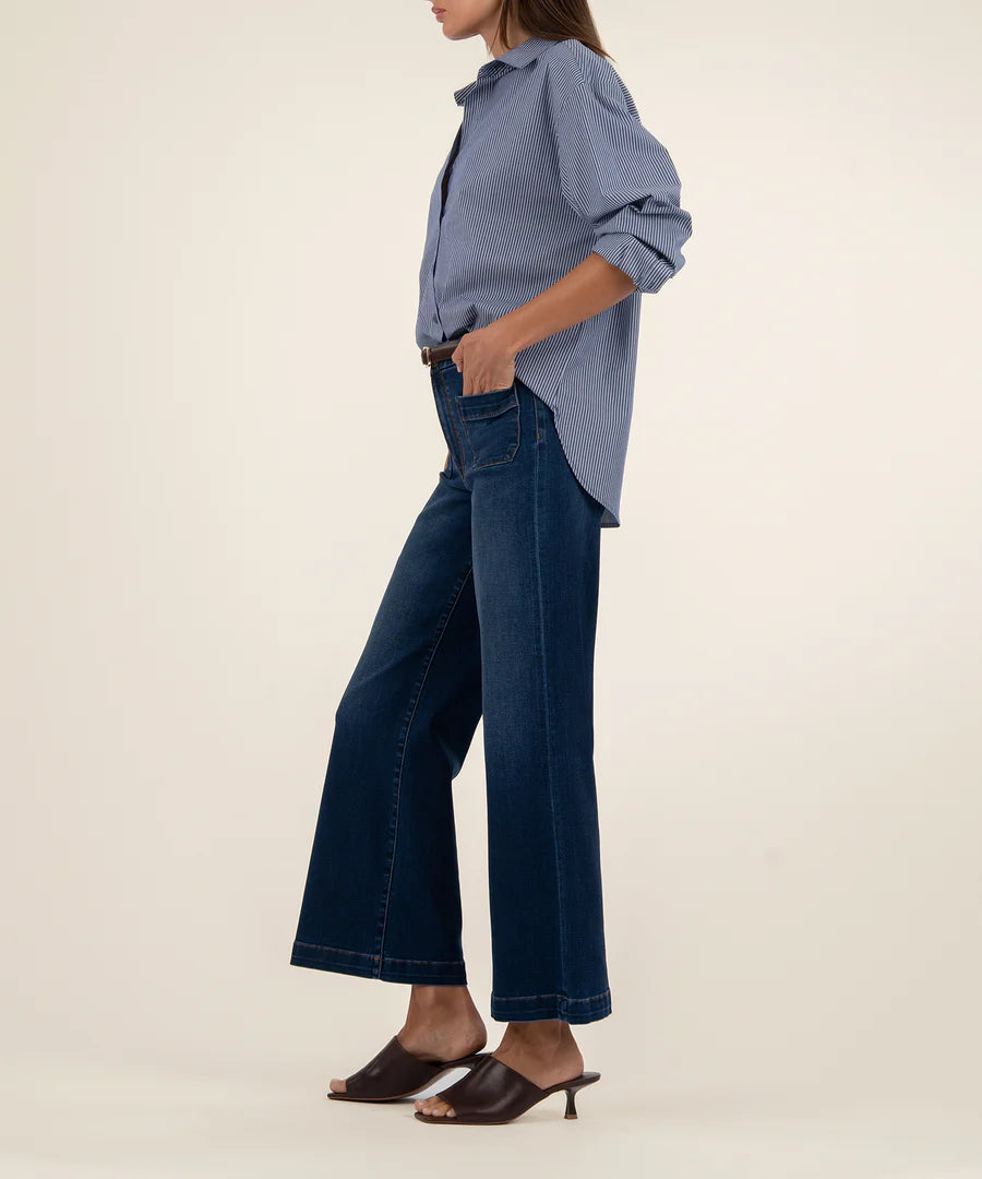 Kut Meg Wide Leg Jeans Contentment