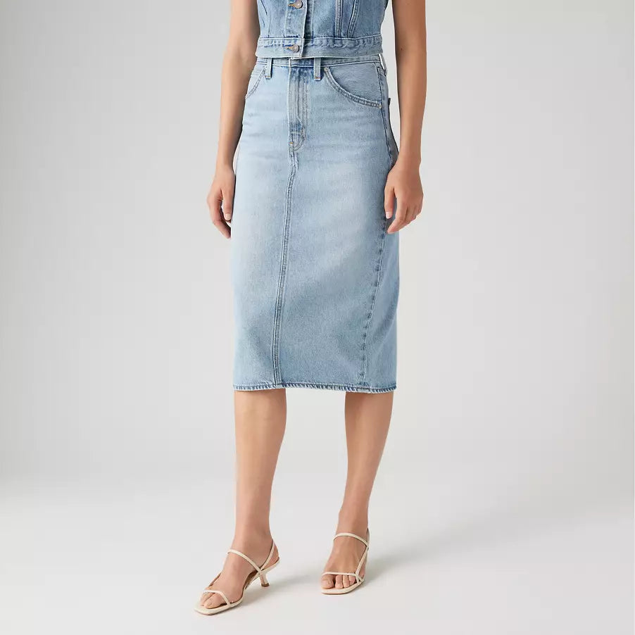 Levi’s High Rise Slit Skirt