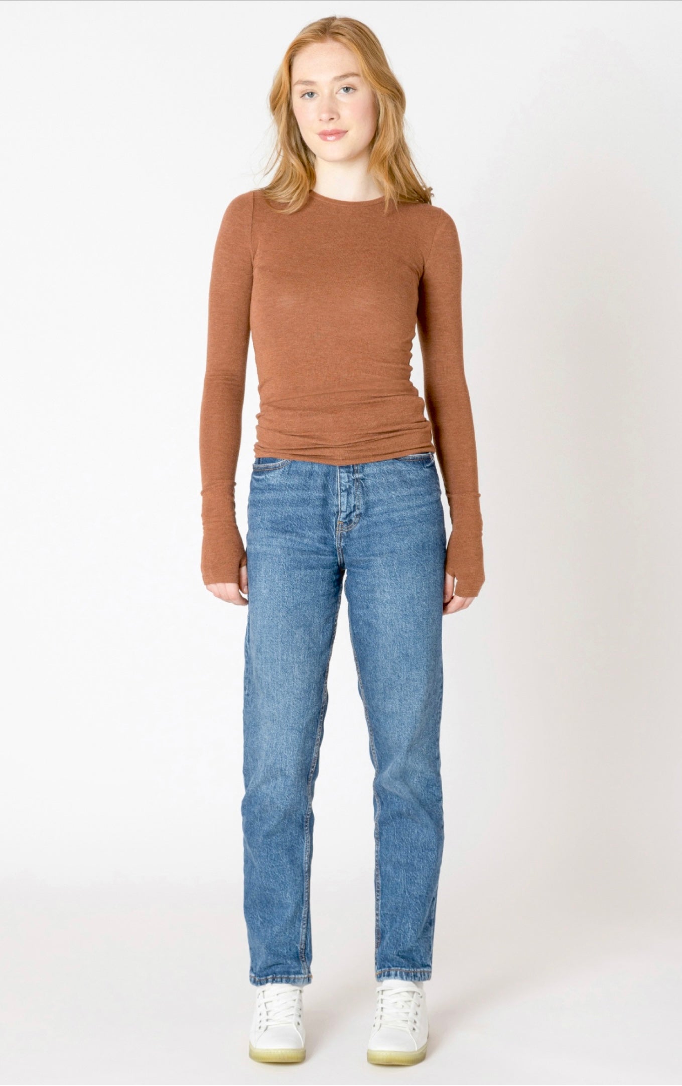 Dex Chestnut Long Sleeve