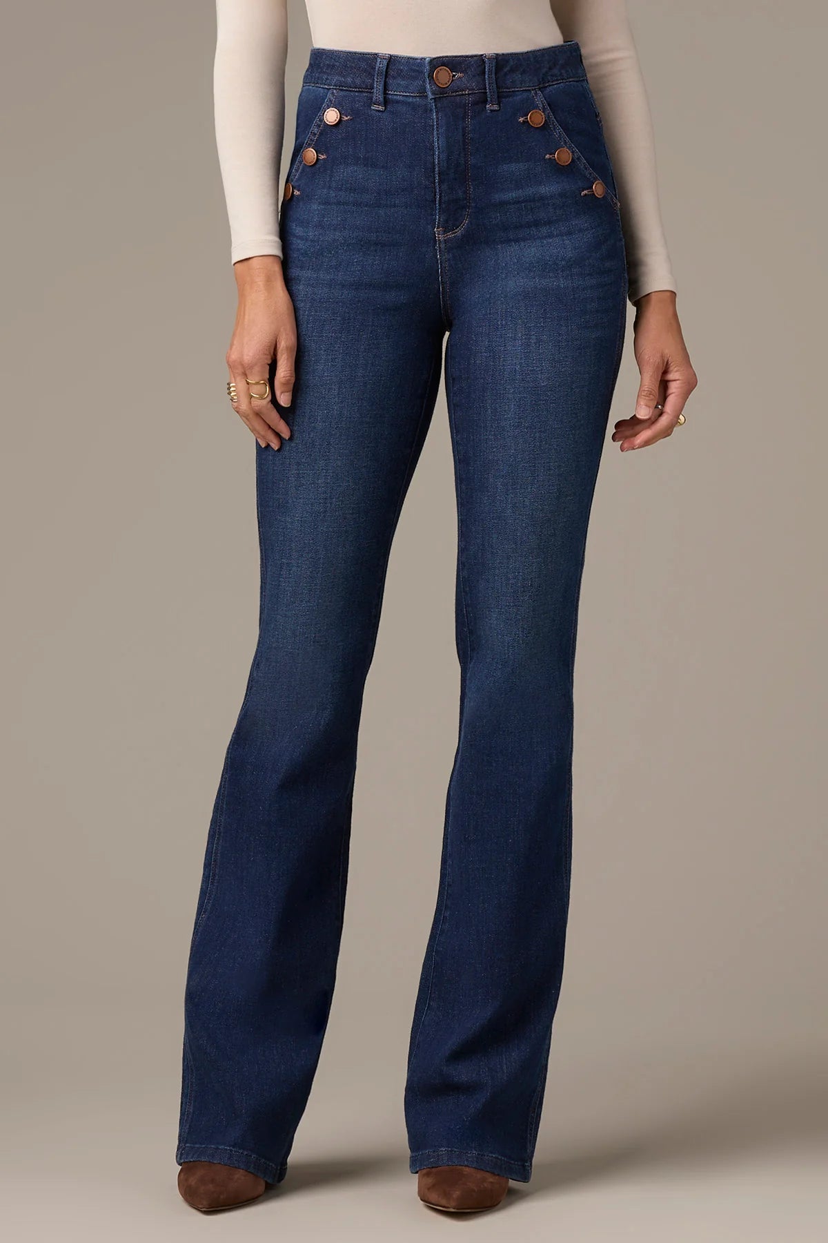 Wit & Wisdom Skyrise Long Flare Jeans Indigo
