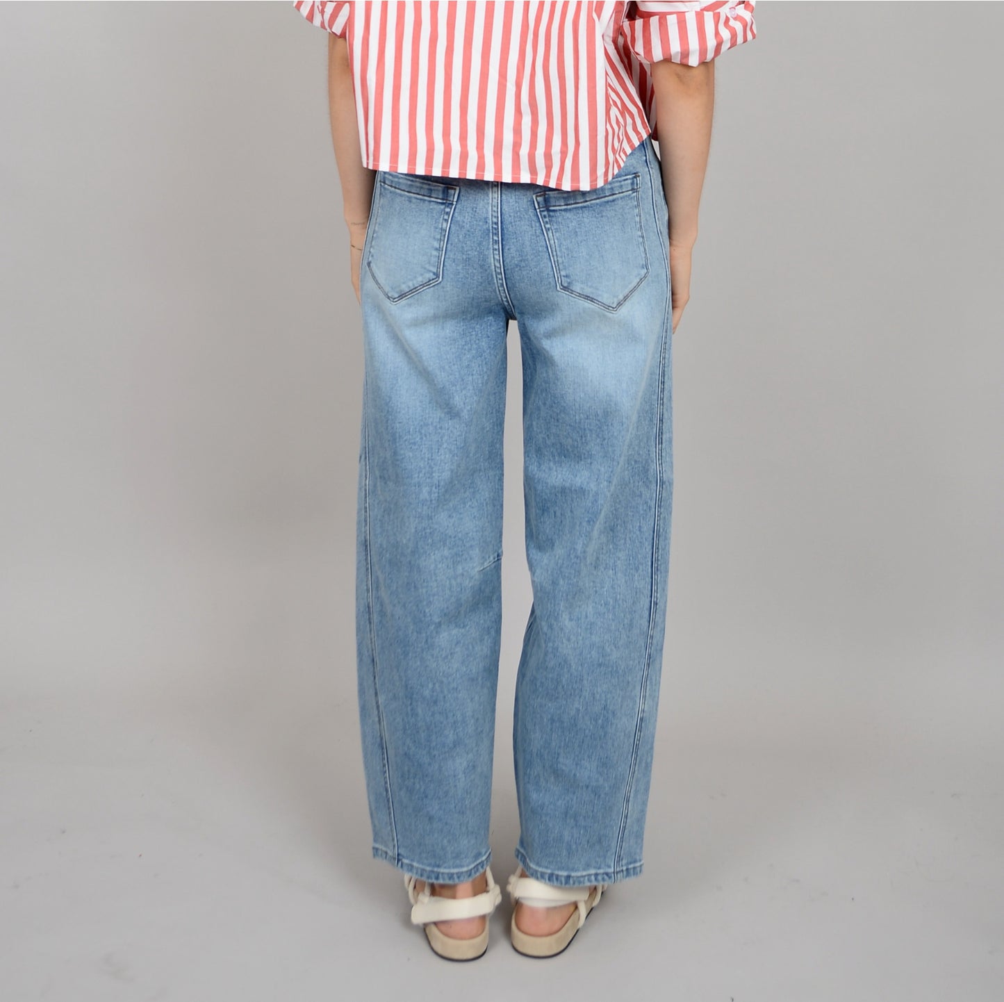 RD Style Barni Barrel Jeans Light Wash