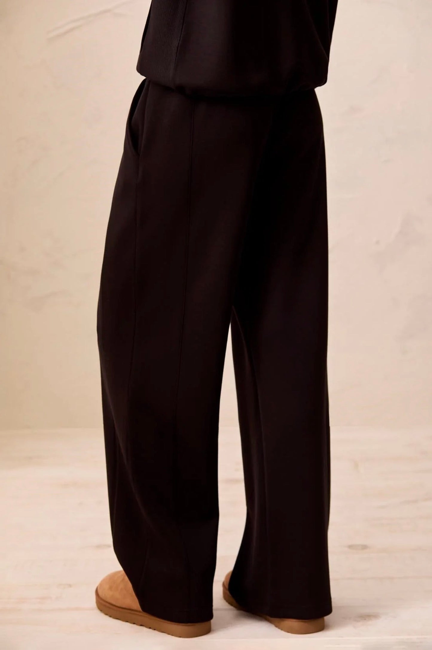 Tribal Techno Lux Wide Leg Joggers Black