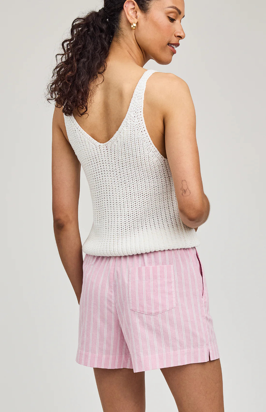 Gentle Fawn Lima Shorts Carnation Stripe