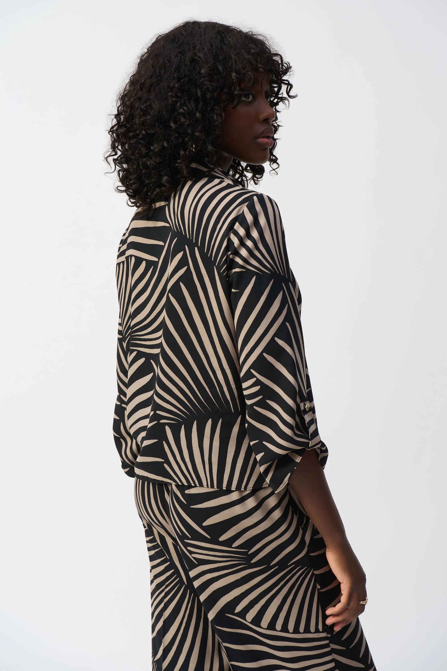 Joseph Ribkoff Gauze Tropical Print Top 251083